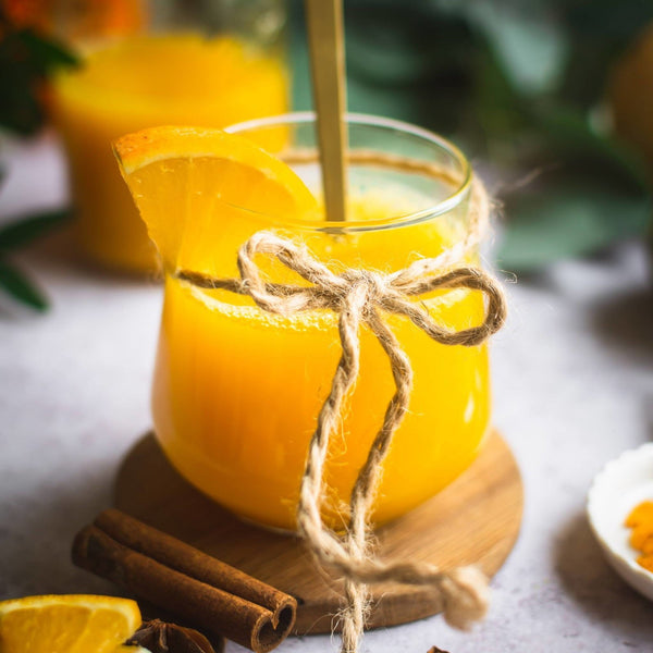 Orange Ginger Curcumin Juice | Rawnice
