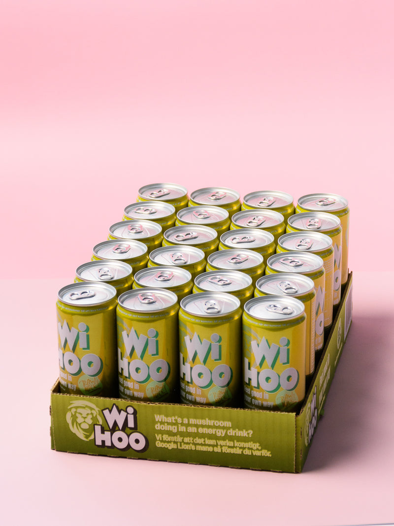 Wihoo Energy Drink - Ananas &amp; Päron x 24